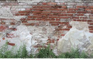 wall brick plastered